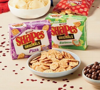 Coles Arnott’s Shapes Crackers 160g-190g offer