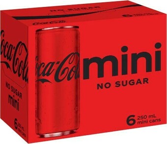 Coles Coca-Cola Mini Cans 6x250mL offer