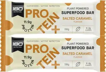 Coles 180 Nutrition Plant Protein+ Superfood Bar 50g offer