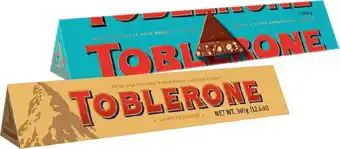 IGA Toblerone chocolate 360g selected varieties offer