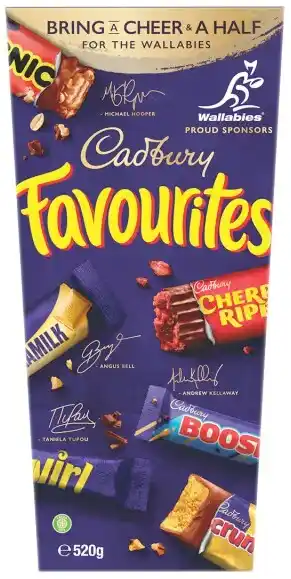 Kmart Cadbury favourites 520g offer