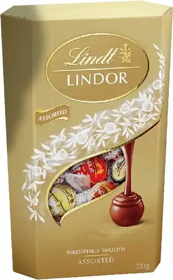 IGA Lindt lindor assorted 333g selected varieties offer