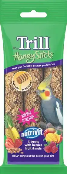 IGA Trill cockatiel honey sticks 3 pack offer
