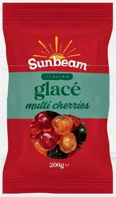 IGA Sunbeam glacé multi cherries 200g offer