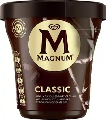 Streets magnum ice cream 440ml selected varieties