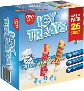 IGA Streets icy treats 26 pack offer