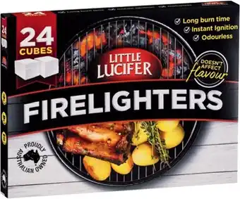 IGA Little lucifer firelighters 24 pack offer