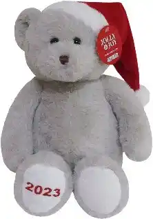 Spotlight 50% off jolly & joy teddy 43cm christmas plush offer