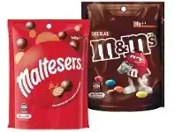 Woolworths Mars M&M’s, Maltesers or Pods 130-180g or Skittles 190-200g offer