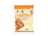 Woolworths Mozzarella Shredded Blend 250g