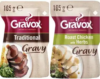 Coles Gravox gravy or finishing sauce 165g offer