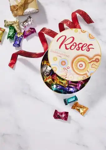 Coles Cadbury roses tin 600g offer