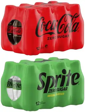 Coles Coca-cola, fanta or sprite soft drink 12x300ml offer