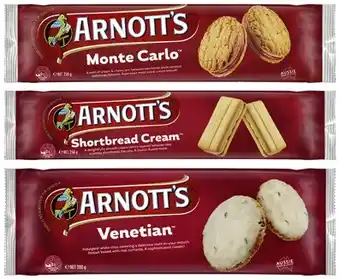 Coles Arnott's creams or tina wafer biscuits 200g-250g offer