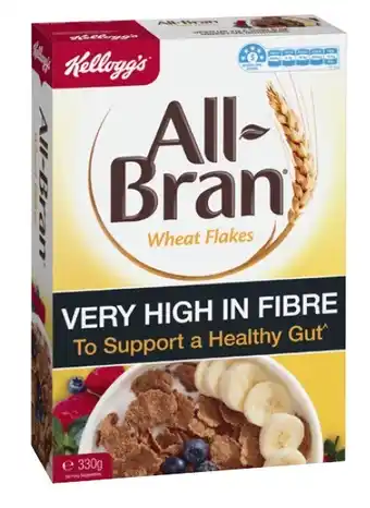 Coles Kellogg's all bran wheat flakes 330g offer