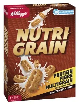 Coles Kellogg's nutri grain cereal 470g offer
