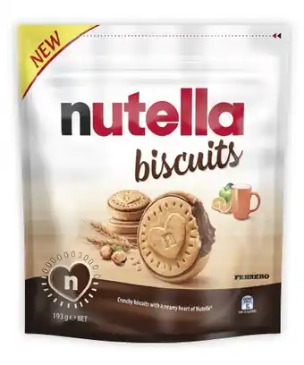 Coles Nutella cream biscuits 193g offer