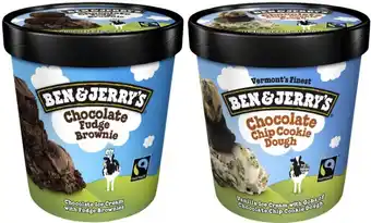 Coles Ben & jerry's 427ml-458ml offer