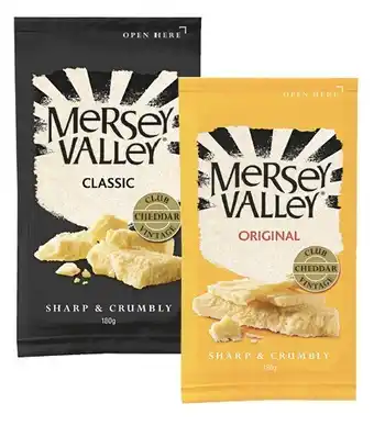 Coles Mersey valley cheese 180g offer