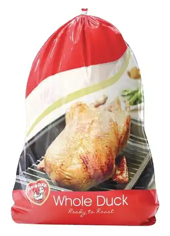 Coles Luv a duck frozen duck size 21 2.1kg offer