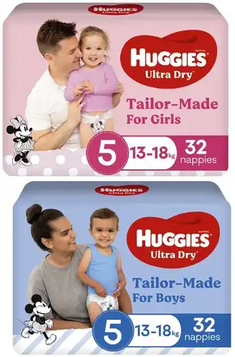 Coles Huggies ultra dry bulk nappies 30 pack-54 pack offer