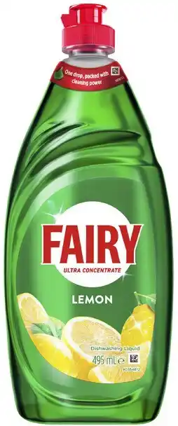 Coles Fairy dishwashing liquid 495ml offer