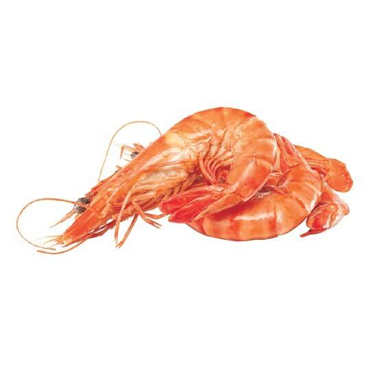 Thawed extra large cooked australian tiger prawns offer at Woolworths