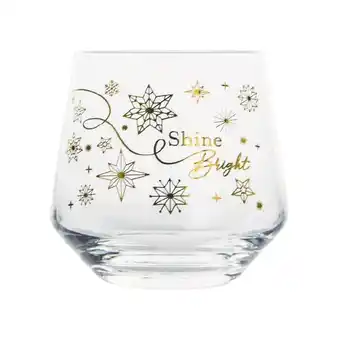 Woolworths Christmas stemless wine glass pk 4 offer