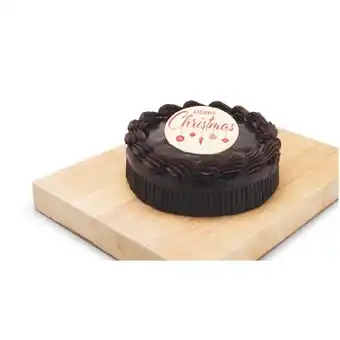 Woolworths Christmas decorated mud cake offer