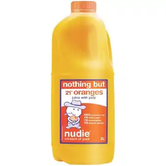 Woolworths Nudie juice 2 litre – from the fridge offer