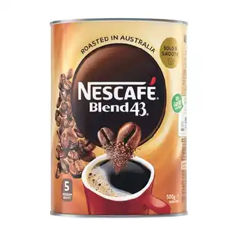 Woolworths Nescafe blend 43 instant coffee 500g offer