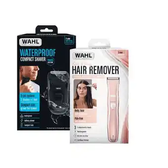 Woolworths Wahl waterproof compact shaver or wahl beauty face & body trimmer offer