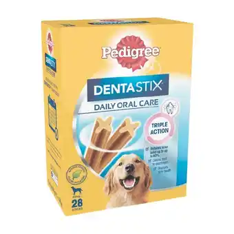 Woolworths Pedigree dentastix dog treat pk 28 offer