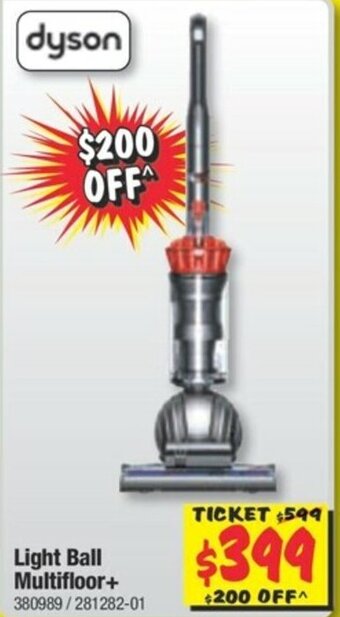 JB Hi-Fi Dyson Light Ball Multifloor+ offer
