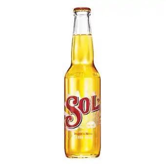 Woolworths Sol cerveza lager bottles 24x330ml offer