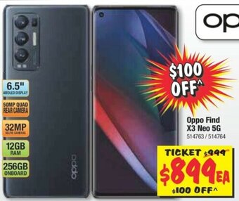 JB Hi-Fi Oppo Find X3 Neo 5G offer