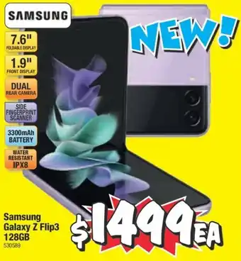 JB Hi-Fi Samsung Galaxy Z Flip3 128GB offer
