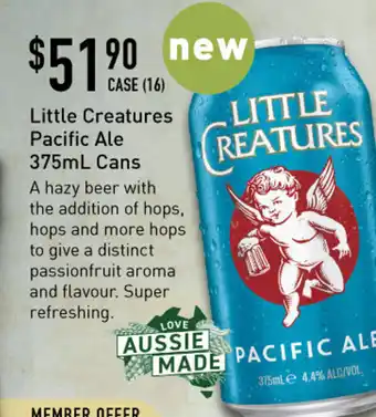 Dan Murphy's Little Creatures Pacific Ale 375ml offer