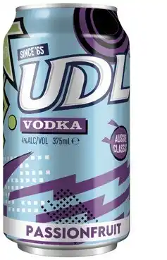 Udl mixed pack cans 10x375ml
