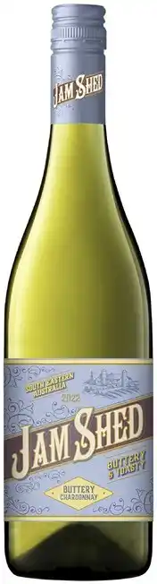 Coles Jam shed chardonnay offer