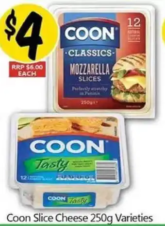 Coon Slice Cheese 250g