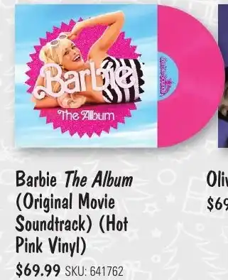JB Hi-Fi Barbie The Album (Original Movie Soundtrack) (Hot Pink Vinyl) offer