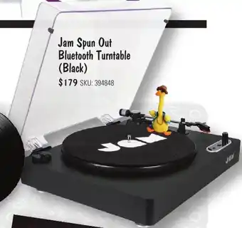 JB Hi-Fi Jam Spun Out Bluetooth Turntable (Black) offer