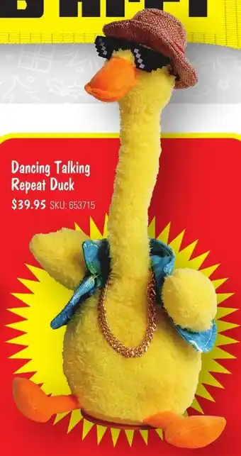JB Hi-Fi Dancing Talking Repeat Duck offer