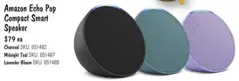 JB Hi-Fi Amazon Echo Pop Compact Smart Speaker offer