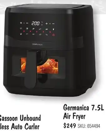 JB Hi-Fi Germanica 7.5L Air Fryer offer