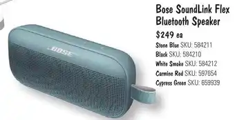 JB Hi-Fi Bose SoundLink Flex Bluetooth Speaker offer