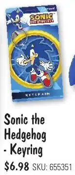 JB Hi-Fi Sonic the Hedgehog - Keyring offer