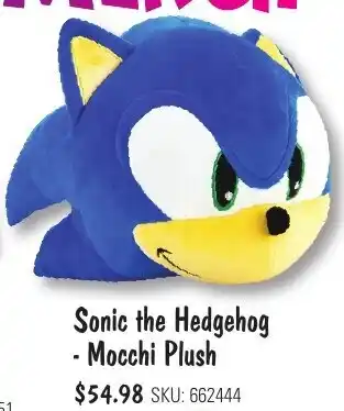 JB Hi-Fi Sonic the Hedgehog Mocchi Plush offer