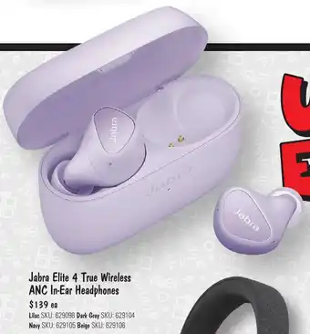 JB Hi-Fi Jabra Elite 4 True Wireless ANC In-Ear Headphones offer
